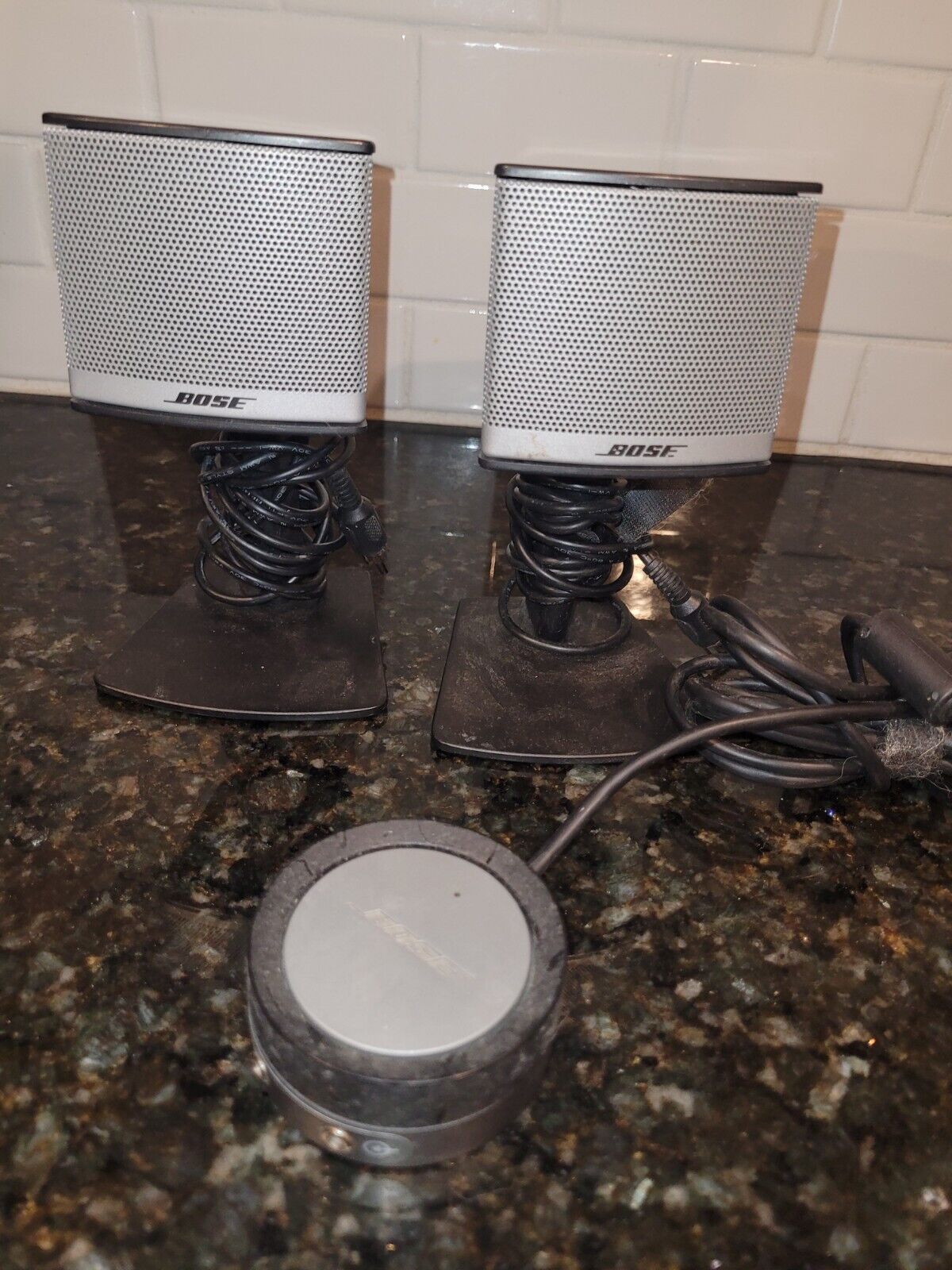 Bose Companion 3 Series II Speakers and Volume Control Pod