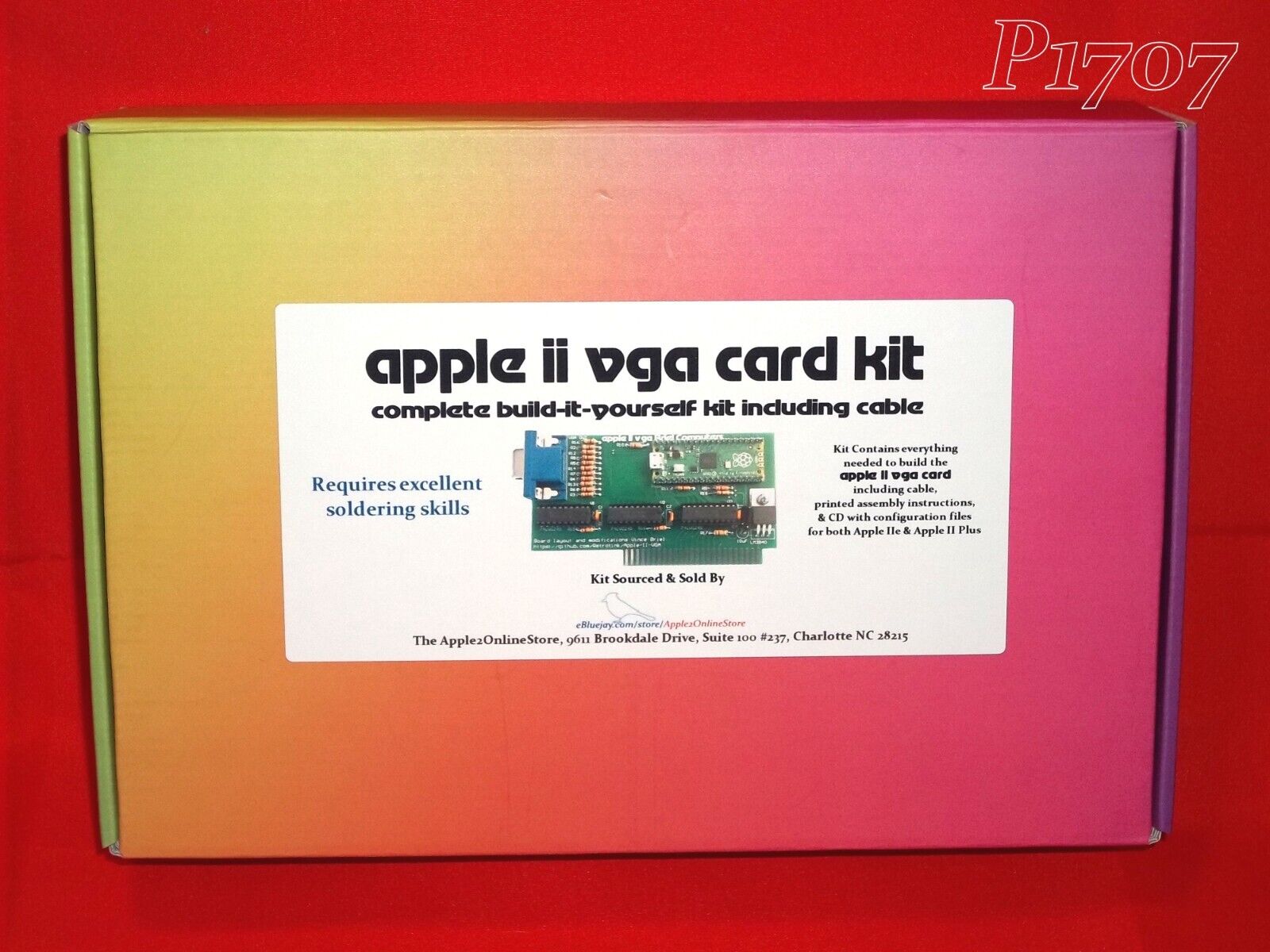 ✅ 🍎 Brand New Apple II VGA Card KIT - Apple II Plus & IIe - Complete Kit