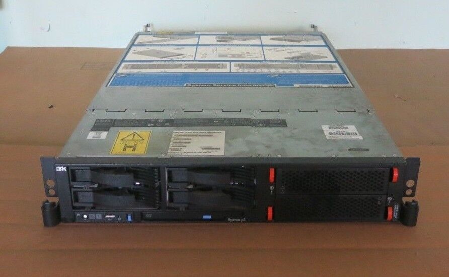 IBM System P5 510 2U 9110-51A 2-Way 2.1GHz p5+ 8Gb 4 x 146.8GB 2U Server 