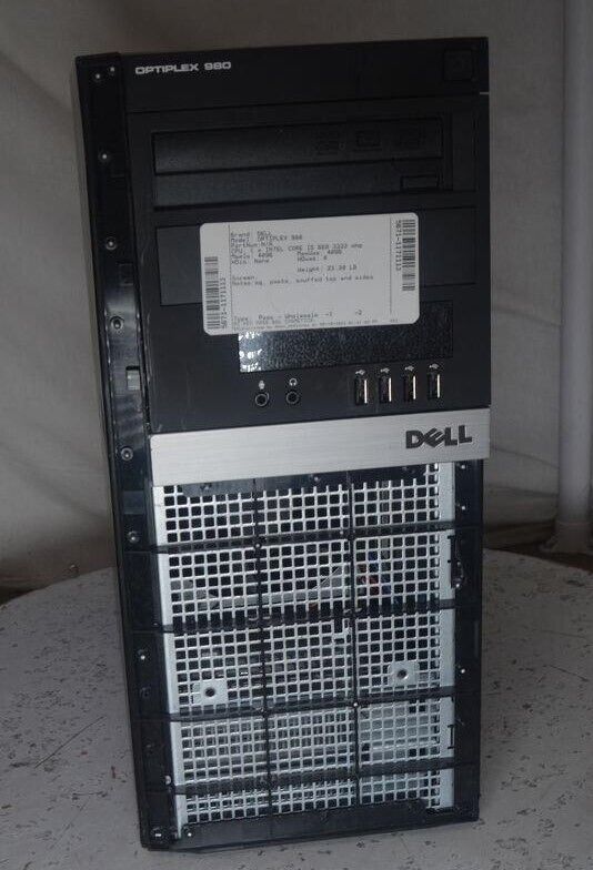 Dell Optiplex 980 DCSM1F Desktop Intel Core i5 660 3.3GHz 4GB SEE NOTES 