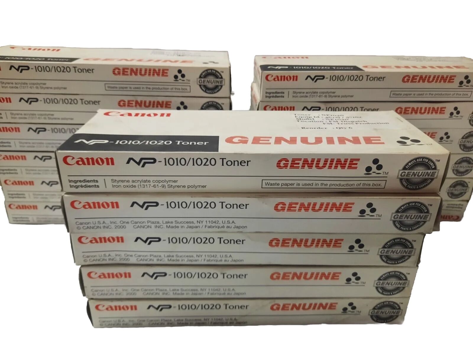 🔥  Lot of 17 Canon NP-1010/1020 Black Toner Cartridge Genuine New Sealed OEM