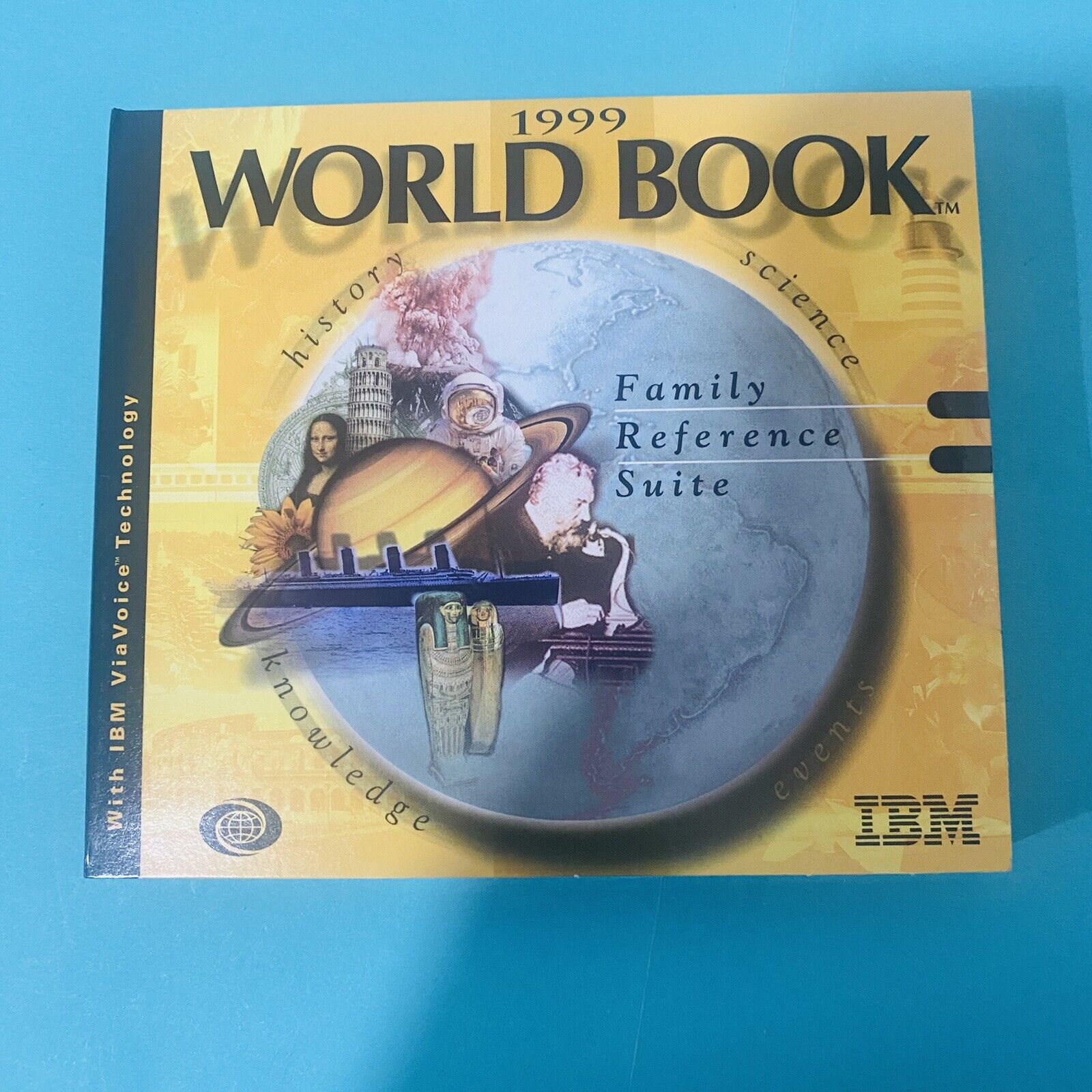 1999 World Book Family Reference Suite IBM CD History Science Knowledge 3 Discs