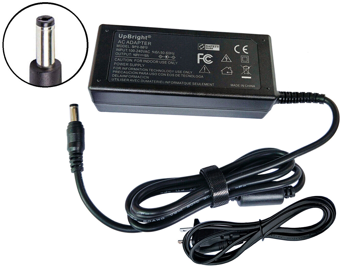 AC Adapter or Car Charger For EBL MP500 Voyager 500 Portable Power Station 500W