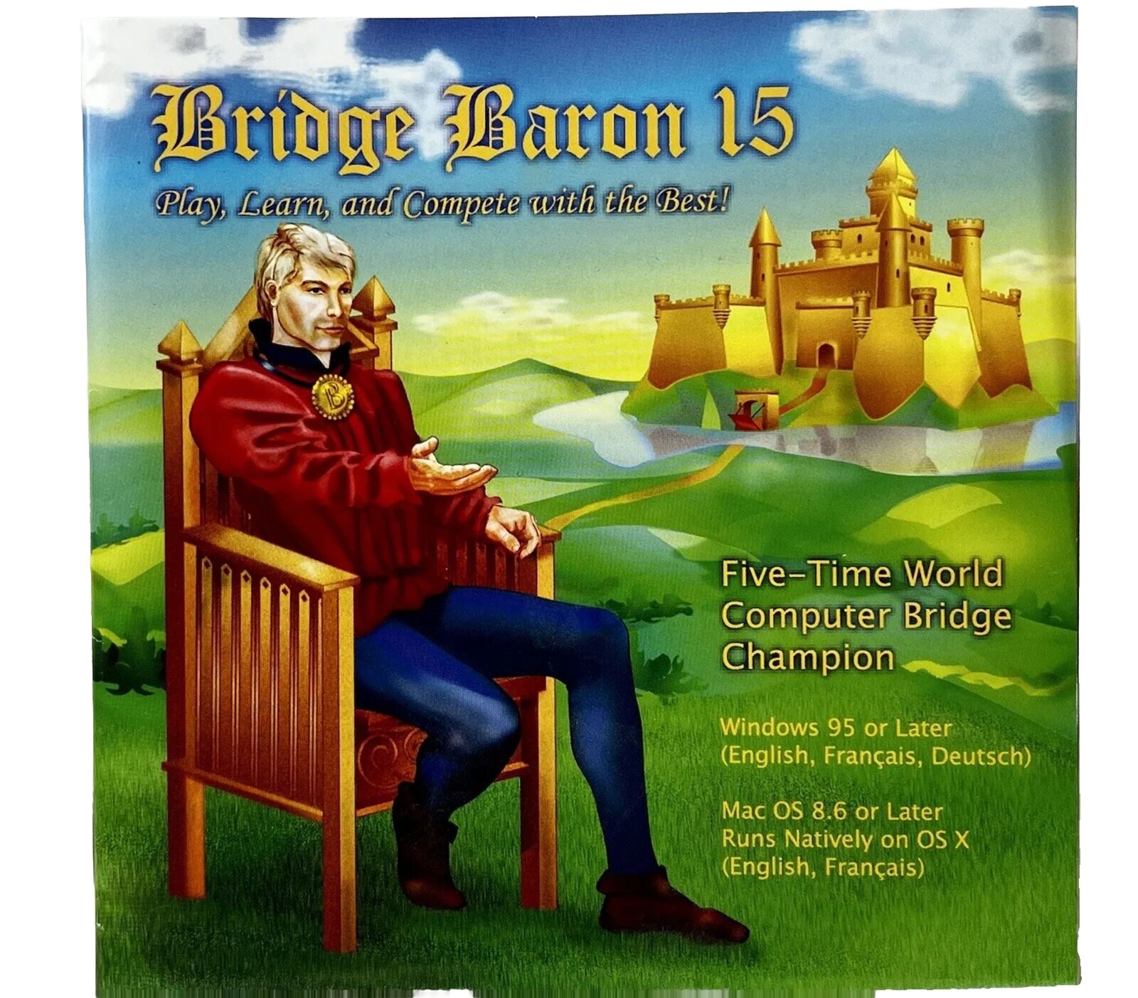 Bridge Baron 15 [OLD VERSION] - PC/Mac Game Gaming BRIDGE the Game