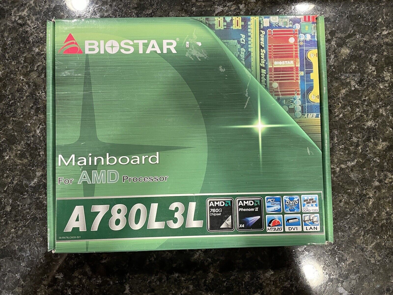 NEW BIOSTAR A780L3L microATX Motherboard Athlon