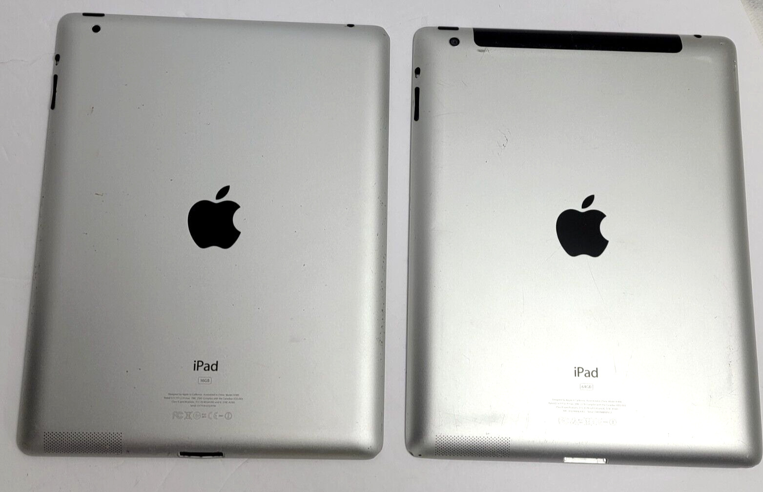 Lot of 2 Apple iPad 3rd Gen. 64GB A1430 & Apple iPad 2 16GB A1395 (PARTS) Bundle
