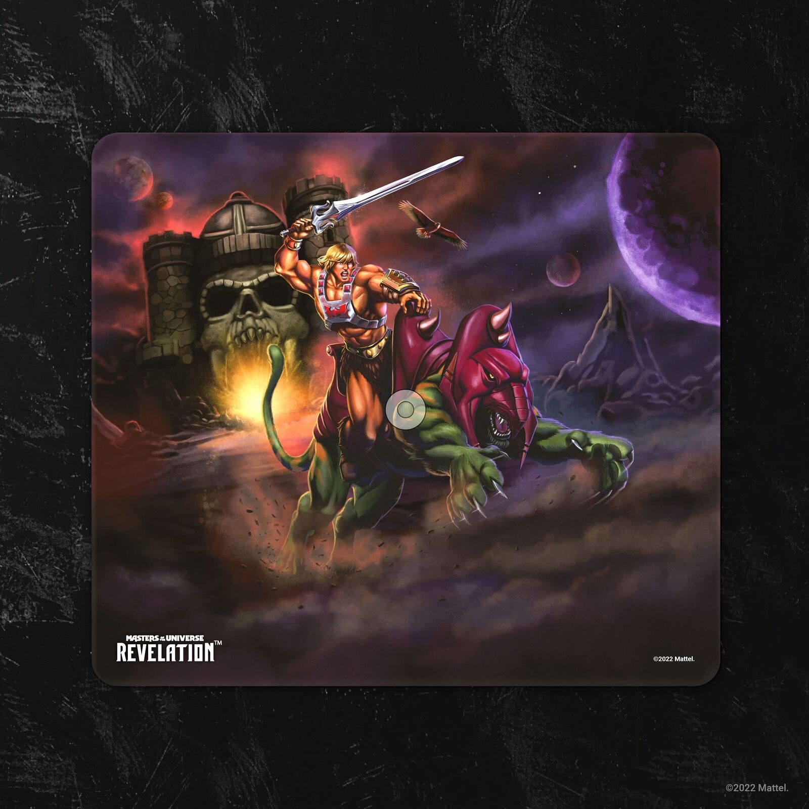 Heo of The Universe Revelation Mouse Mat He-Man and Battle Cat 25 x 22 cm