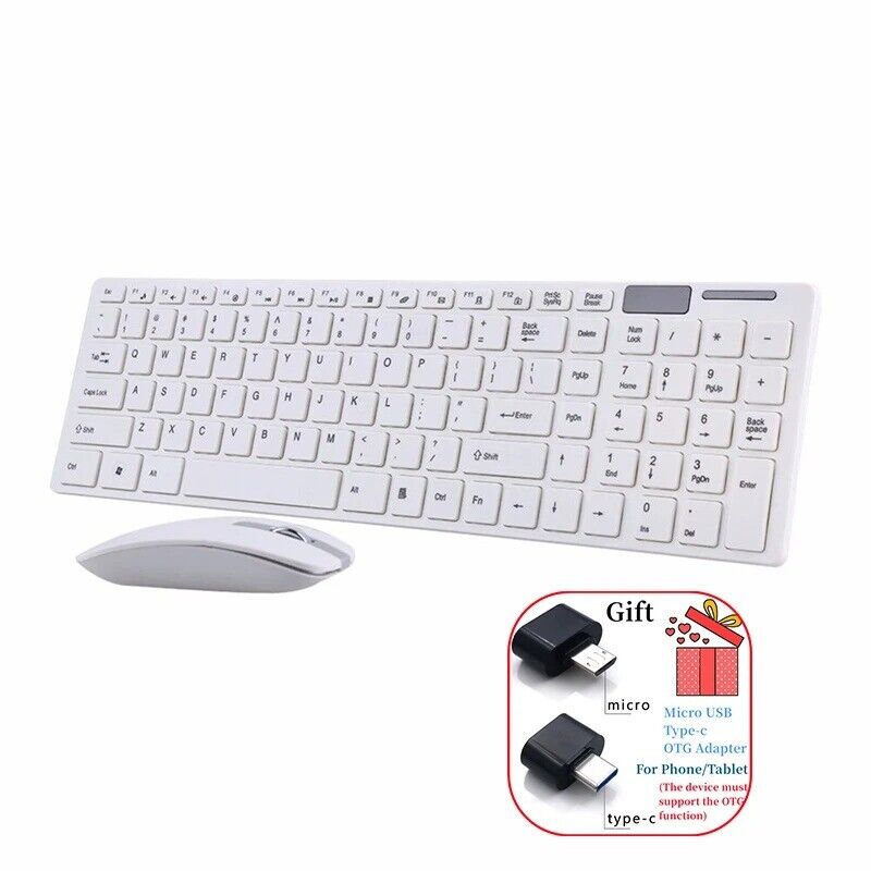 Wireless Keyboard Mouse Combo Cimetech 2.4G Ultra-Thin Keyboard and Mouse free
