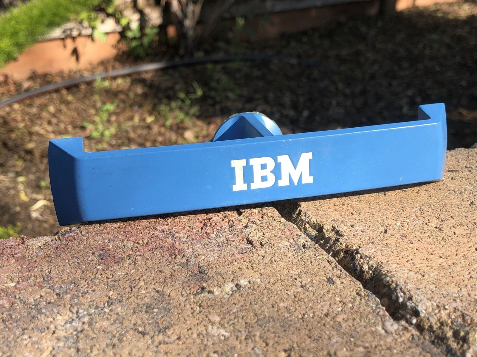 Vintage IBM Disk Pack Handle - IBM BLUE