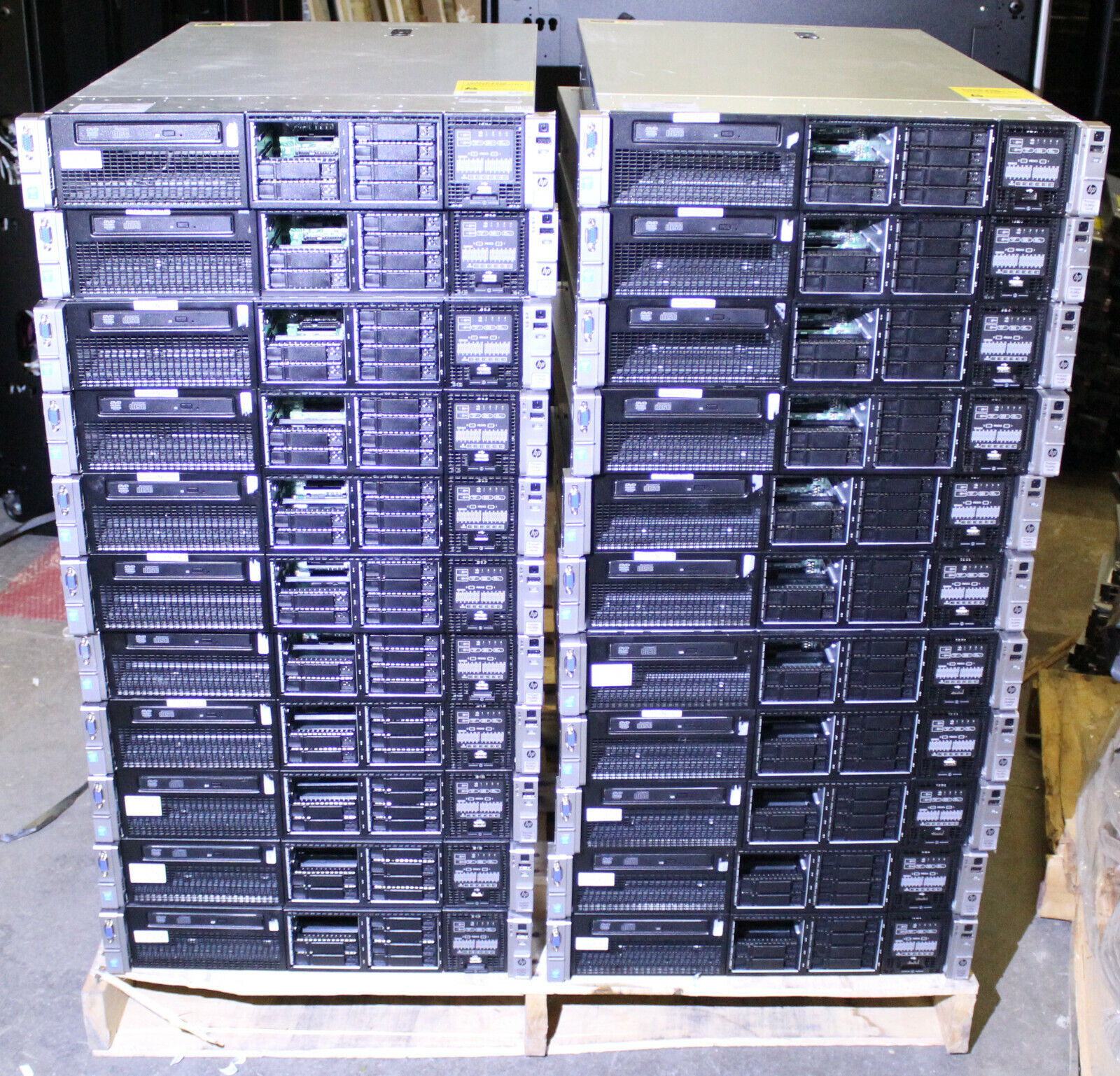 Lot of 21 HP Proliant DL380p Gen8 Servers 750W PSU Bare Bones with Rail Kit 