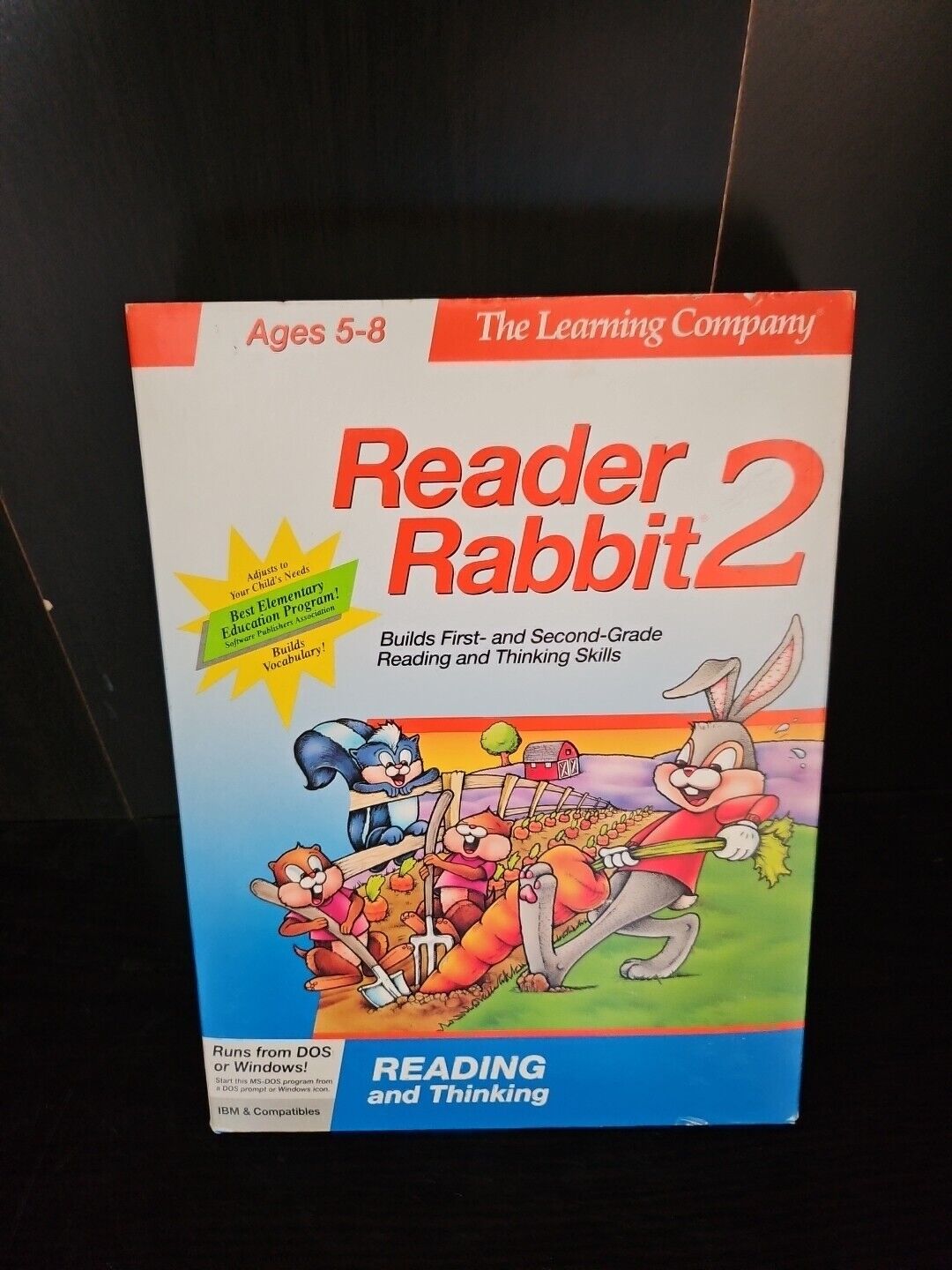 Reader Rabbit 2;IBM,Tandy & compatibles DOS program disc Learning Company Trl8#5