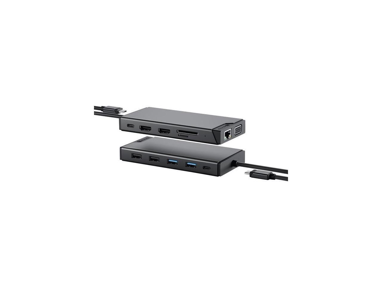 Alogic USB-C 12-in-1 Dual Display Mini Dock MV2 DUCDMV2