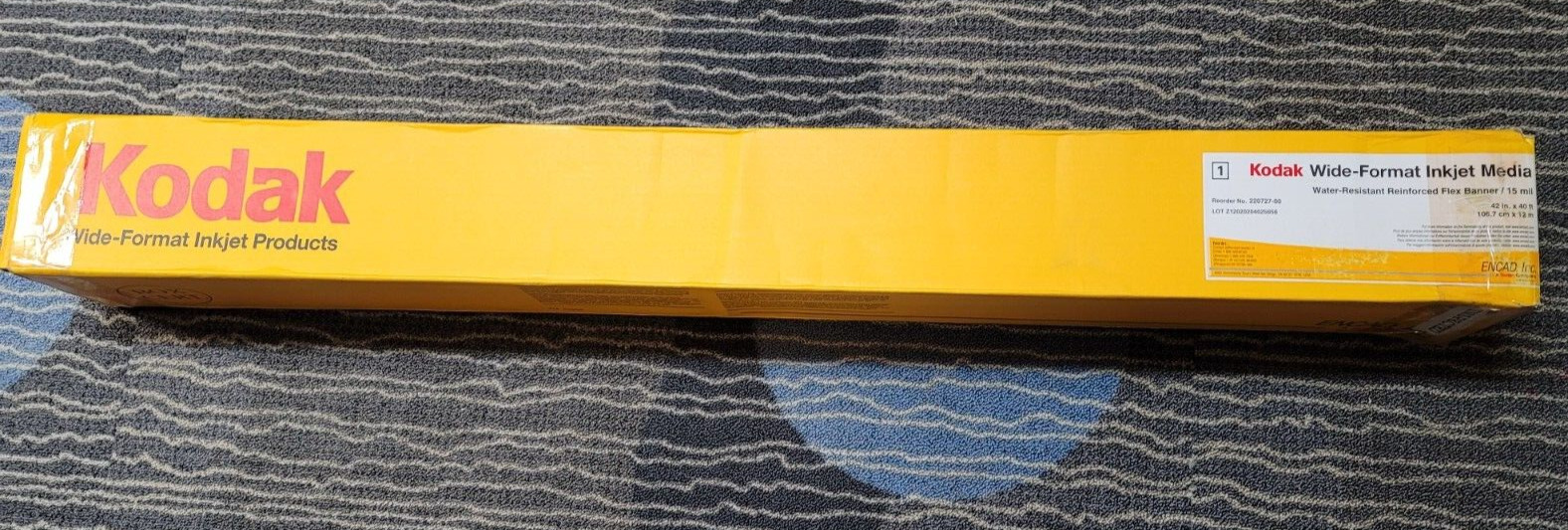 Kodak Water-Resistant Reinforced Flex Banner Roll (42\