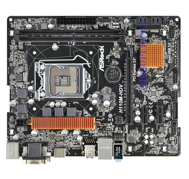 ASROCK H110M-HDV LGA1151 Intel H110 Motherboard DDR4 DIMM HDMI Micro ATX 