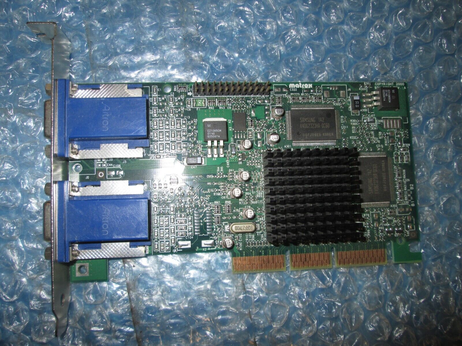 Matrox G45MDHA16DOE6F 16MB VGA Video Card G450 AGP 4X Dual Head 5065-8954