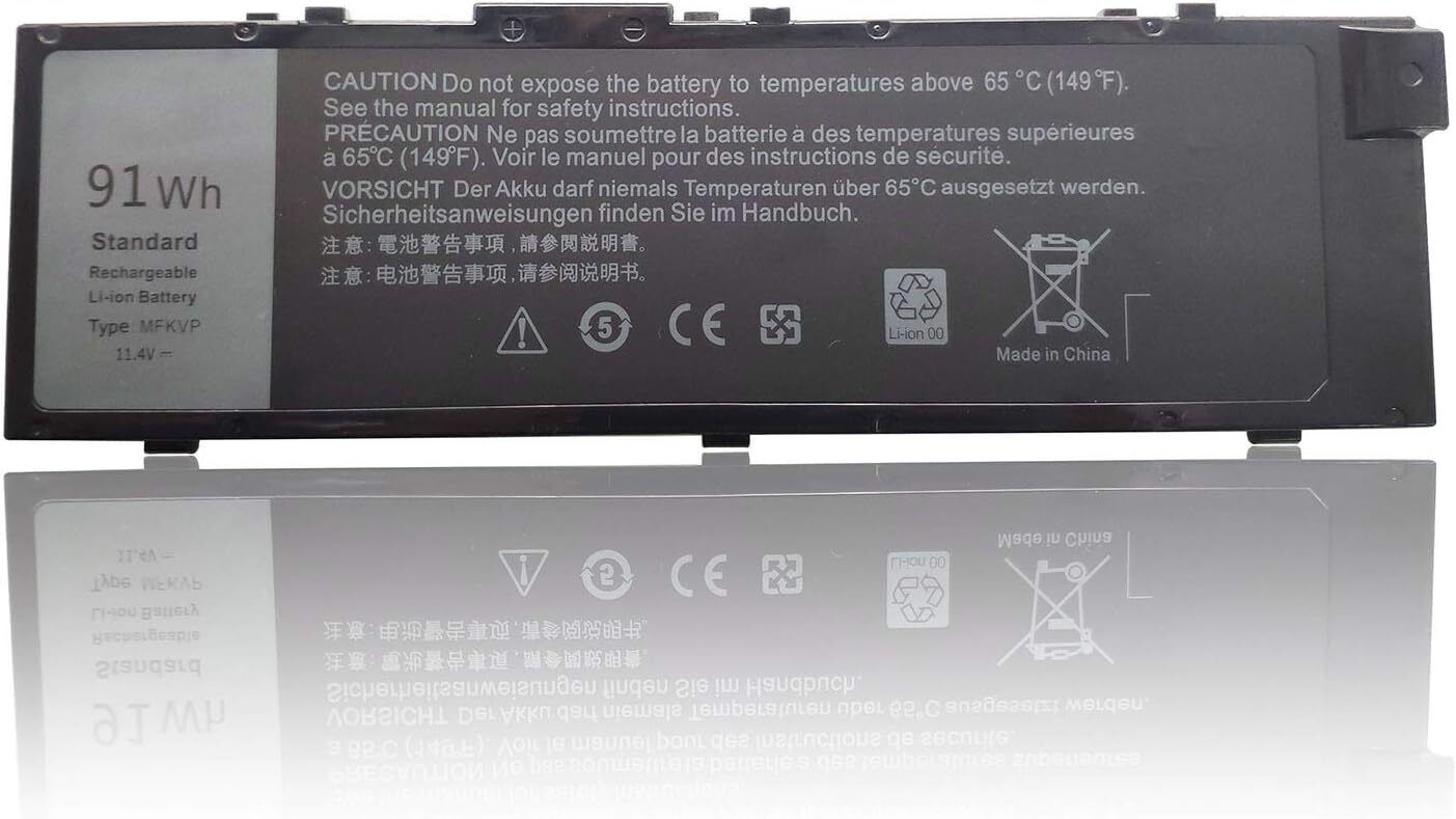 91WH Type MFKVP Laptop Battery for Dell Precision 15 7510 7520 17 7710 7720 