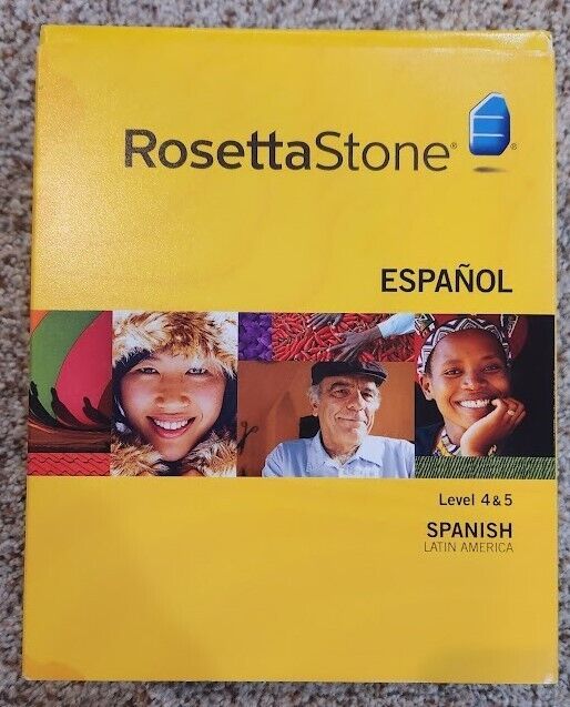 Rosetta Stone Spanish (Latin America) Level 4 & 5 No Headphones EUC