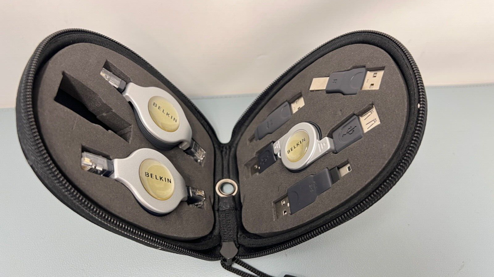 Nice Travel Set of Assorted Belkin Connectors: USB, Ethernet and More