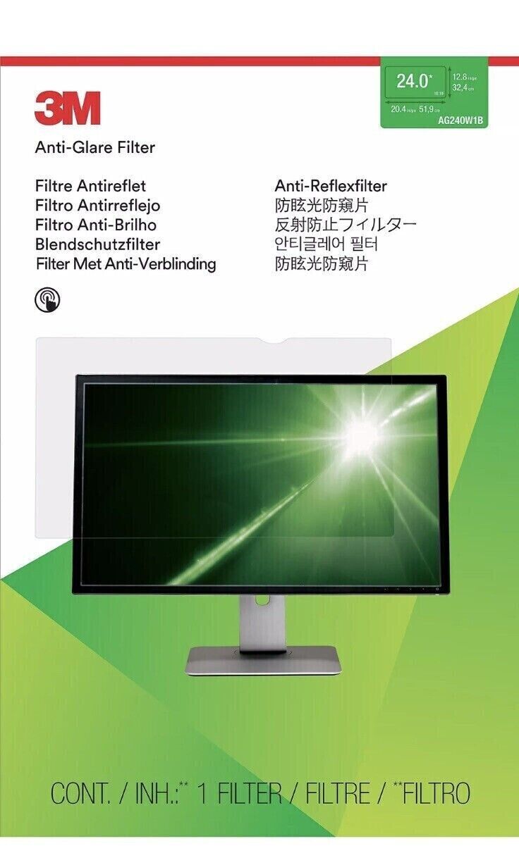 ANTI-GLARE FILTER FOR 24IN WS 16:10 UNFRAMED FOR DISPLAYS AG240W1B