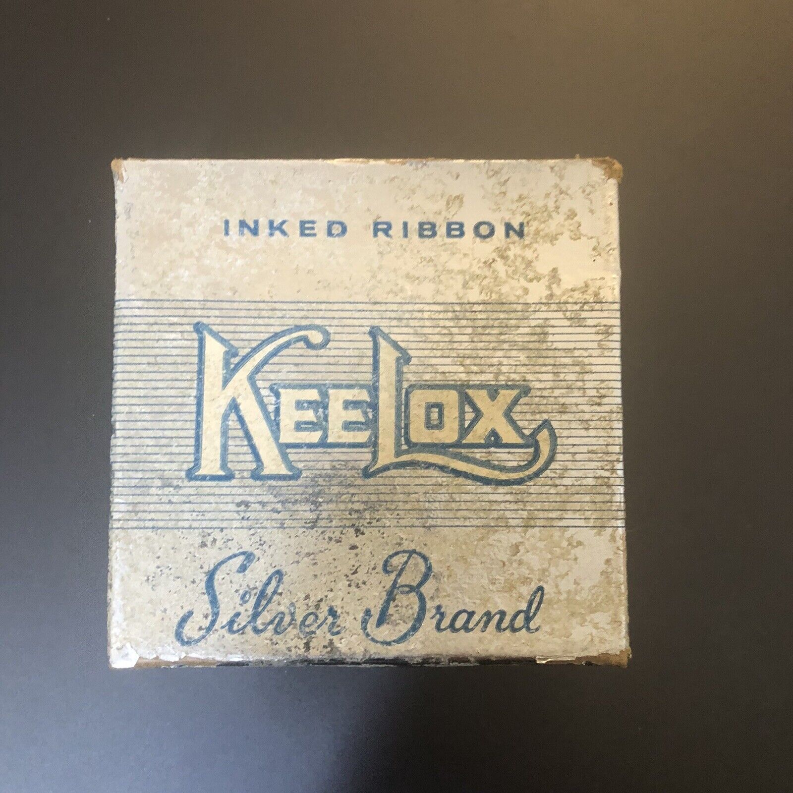 Vintage KeeLox Silver Brand Typewriter Ribbon  Royal Royal Electric NOS