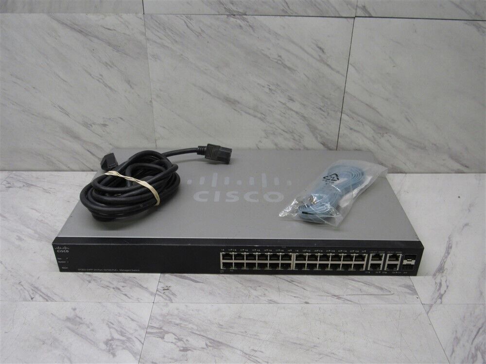 Cisco SF300-24PP 24-port Managed PoE+ Switch (SF300-24PP-K9)