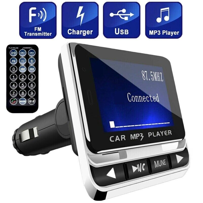 Bluetooth Car Kit FM Transmitter Radio MP3 Player USB Charger Wireless Handsfree