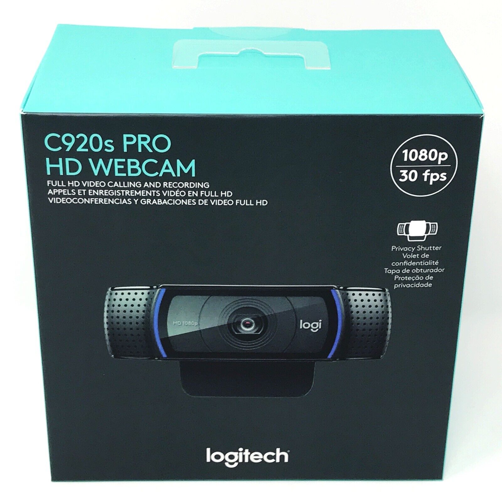 Logitech C920s Pro HD 1080p Webcam with Privacy Shutter - In Hand Fast Shipping