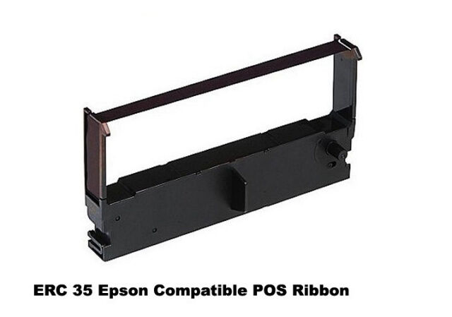  6 Pack Black POS Ribbon Cartridges for Epson ERC-35B Epson 875/ M875 ERC35