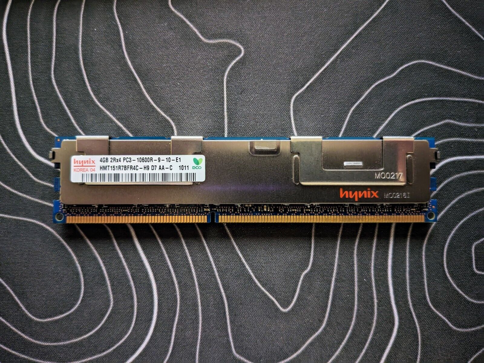 Hynix HMT151R7BFR4C-H9 4GB 2Rx4 PC3-10600R DDR3-1333 Registered ECC RAM
