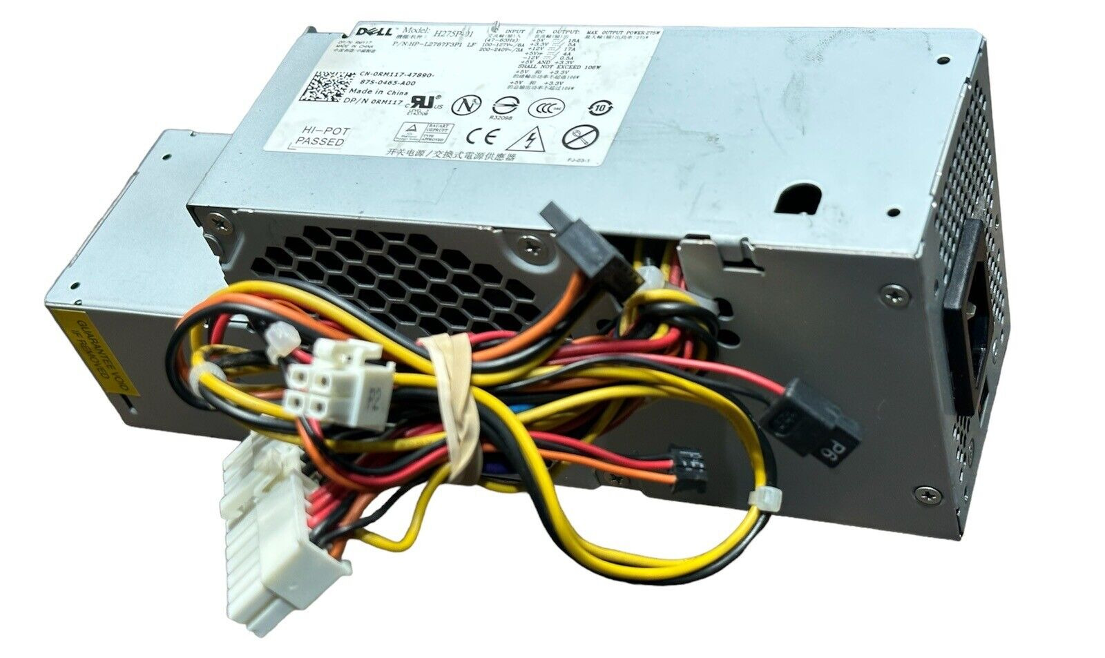 Dell Optiplex 330 745 755 Power Supply PW124 WU142 RM117 0RM117 H275P-01 275W