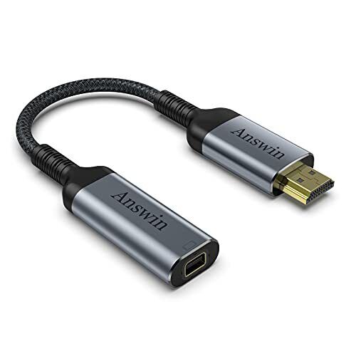 HDMI to Mini DisplayPort Adapter, 4K HDMI to Mini DisplayPort Active HDMI 1.4...
