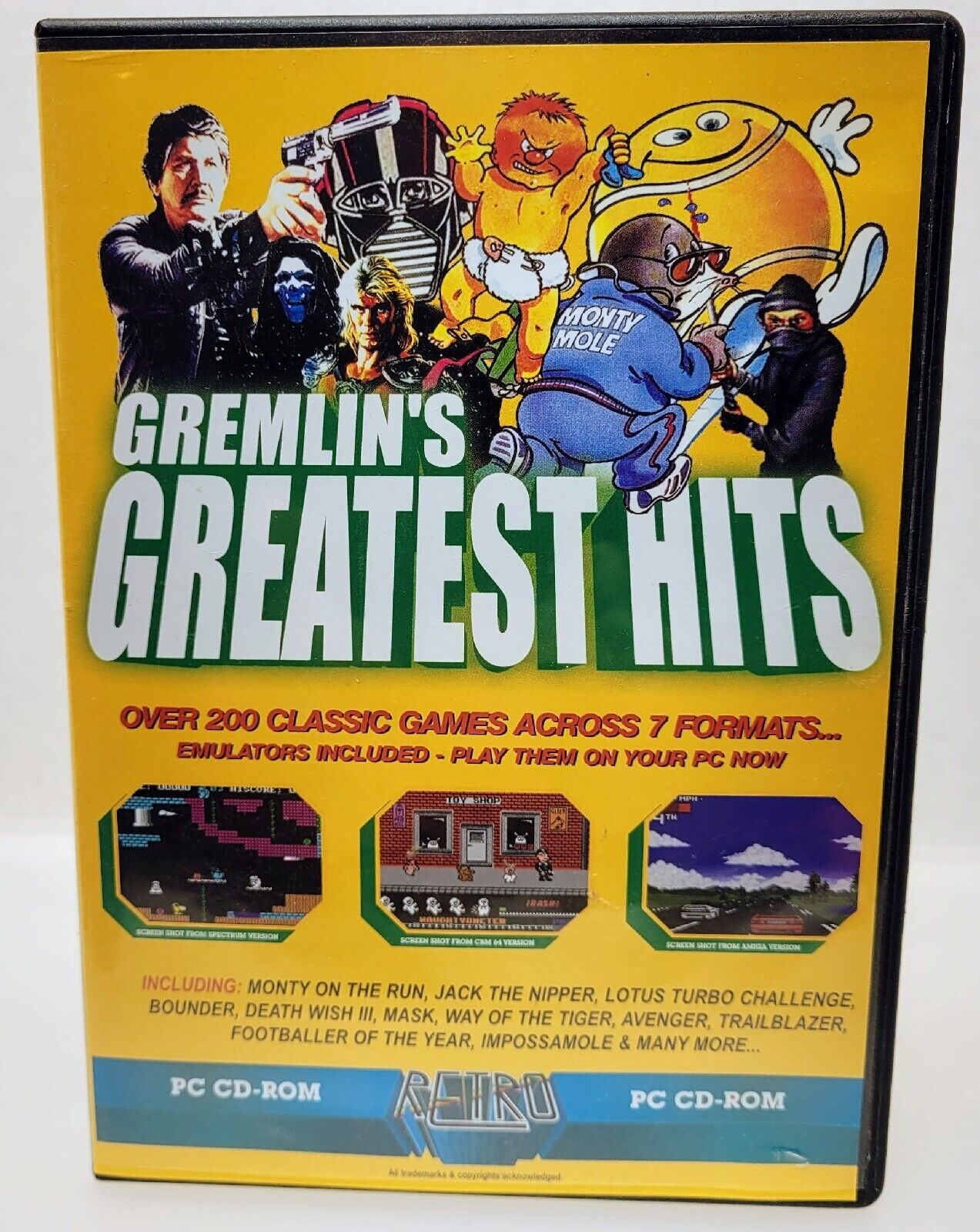 Retro Gamer Issue 3: Gremlin's Greatest Hits PC CD-ROM over 200 classic games