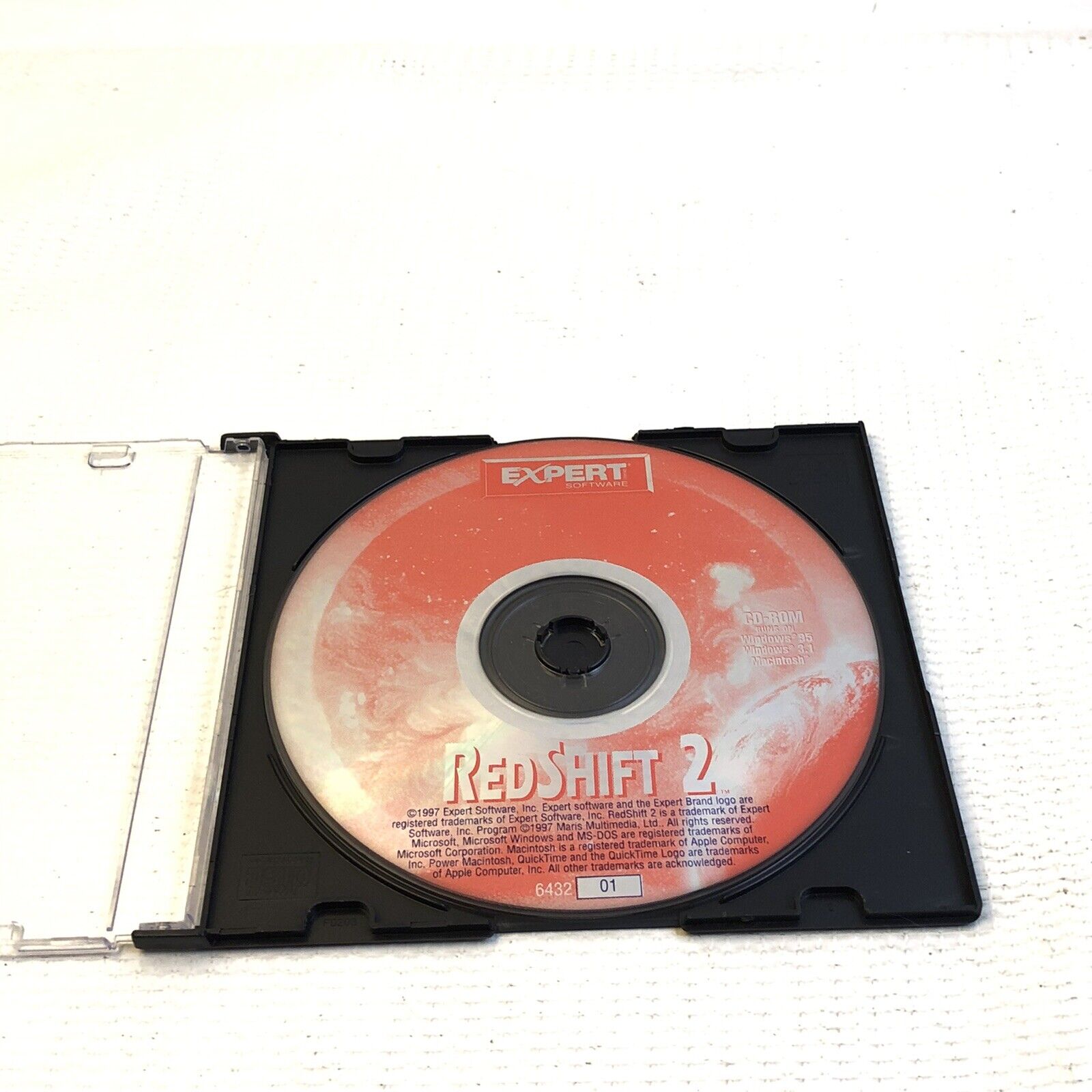 Redshift 2 PC 1997 CDROM Expert Software Multimedia Interactive Universe Space
