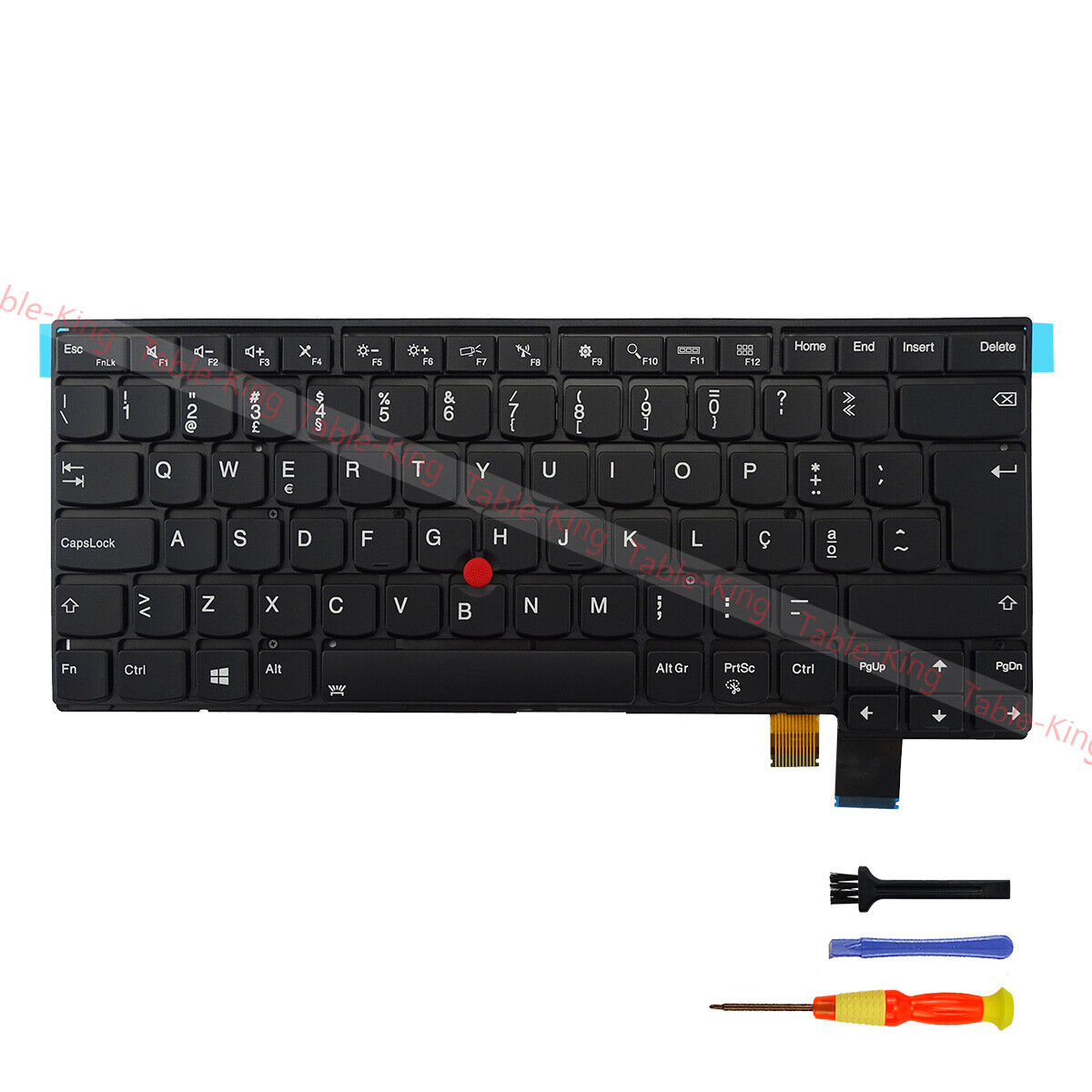 Backlit Keyboard for Lenovo Thinkpad 13/T460S/T470S/NEW S2 2016 Portugal Layout