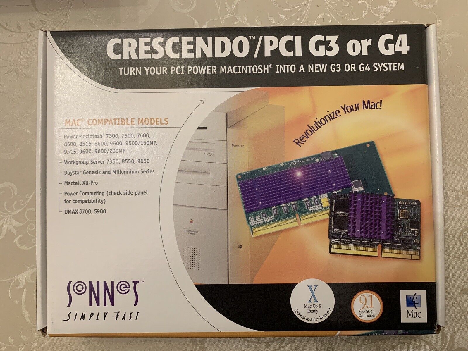 Sonnet Crescendo PCI G3 300MHz Upgrade Card Brand New in Sealed Box