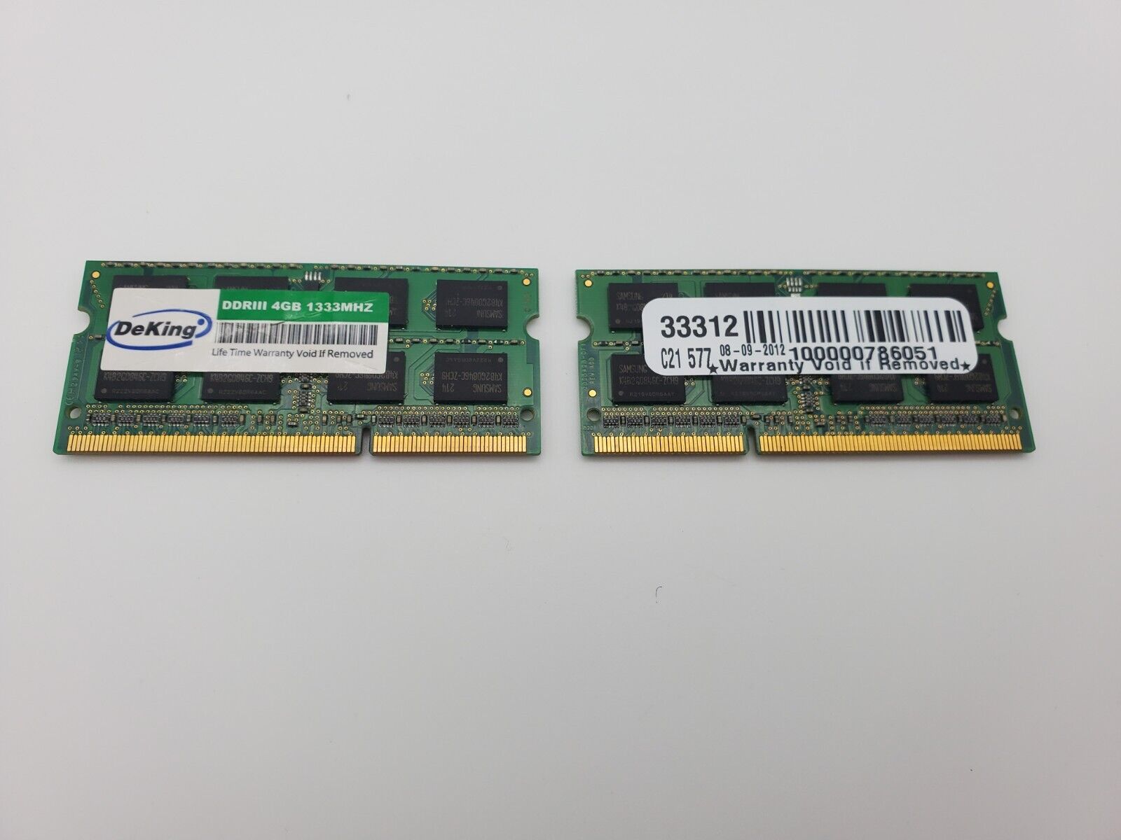  DDRIII 4 GB Laptop Ram Modules (8 GB Total)