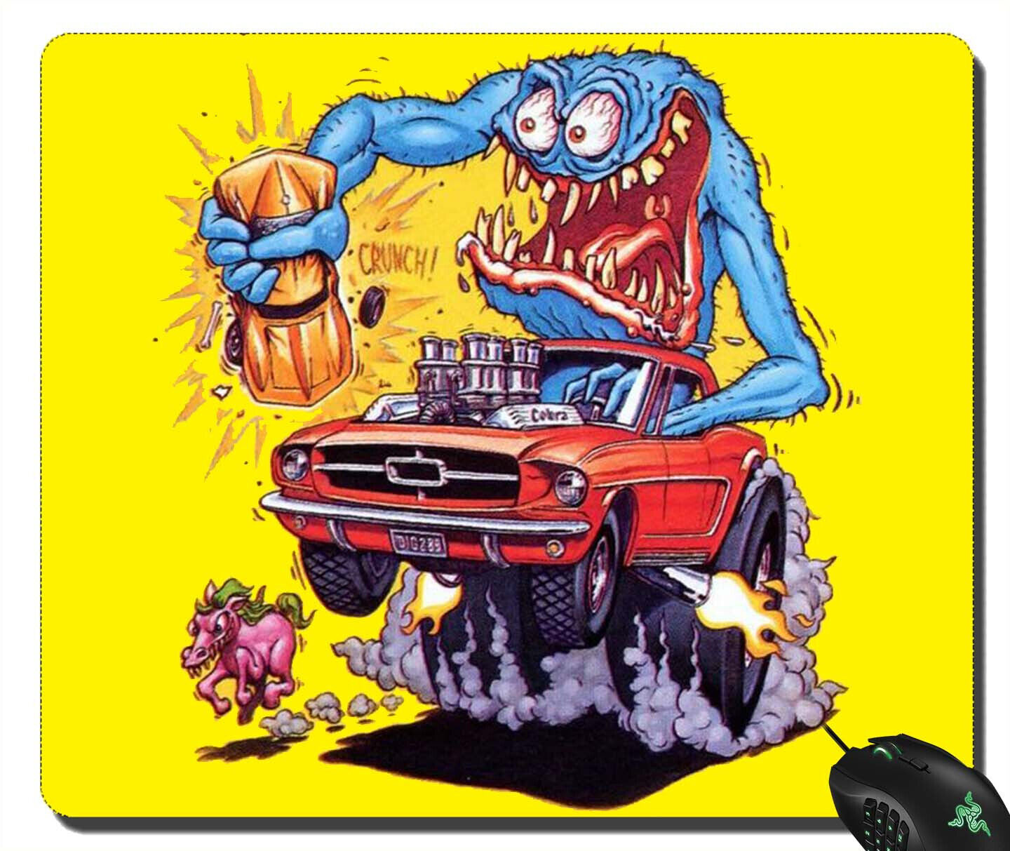 NEW RAT FINK MIGHTY MUSTANG mousepad mouse pad macbook
