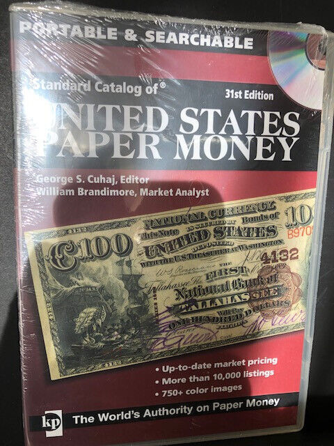 NEW Standard Catalog of United States Paper Money by George S. Cuhaj CD 31st Ed