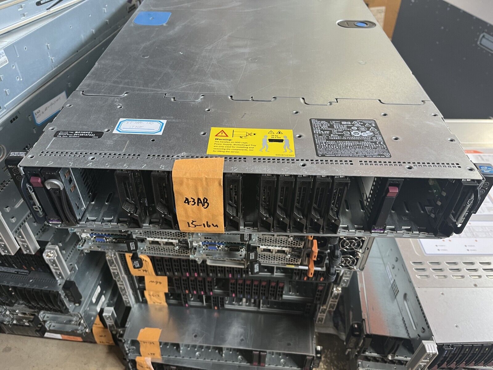 DELL PowerEdge C6220 Rack Server, Used condition