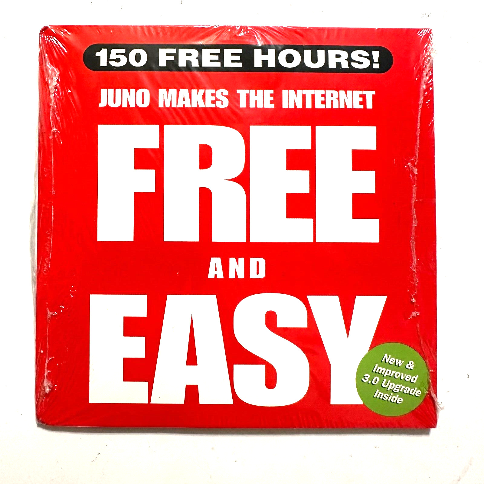 New Sealed Vintage 1999 Juno Online Services Version 3.0 Internet Disc RARE