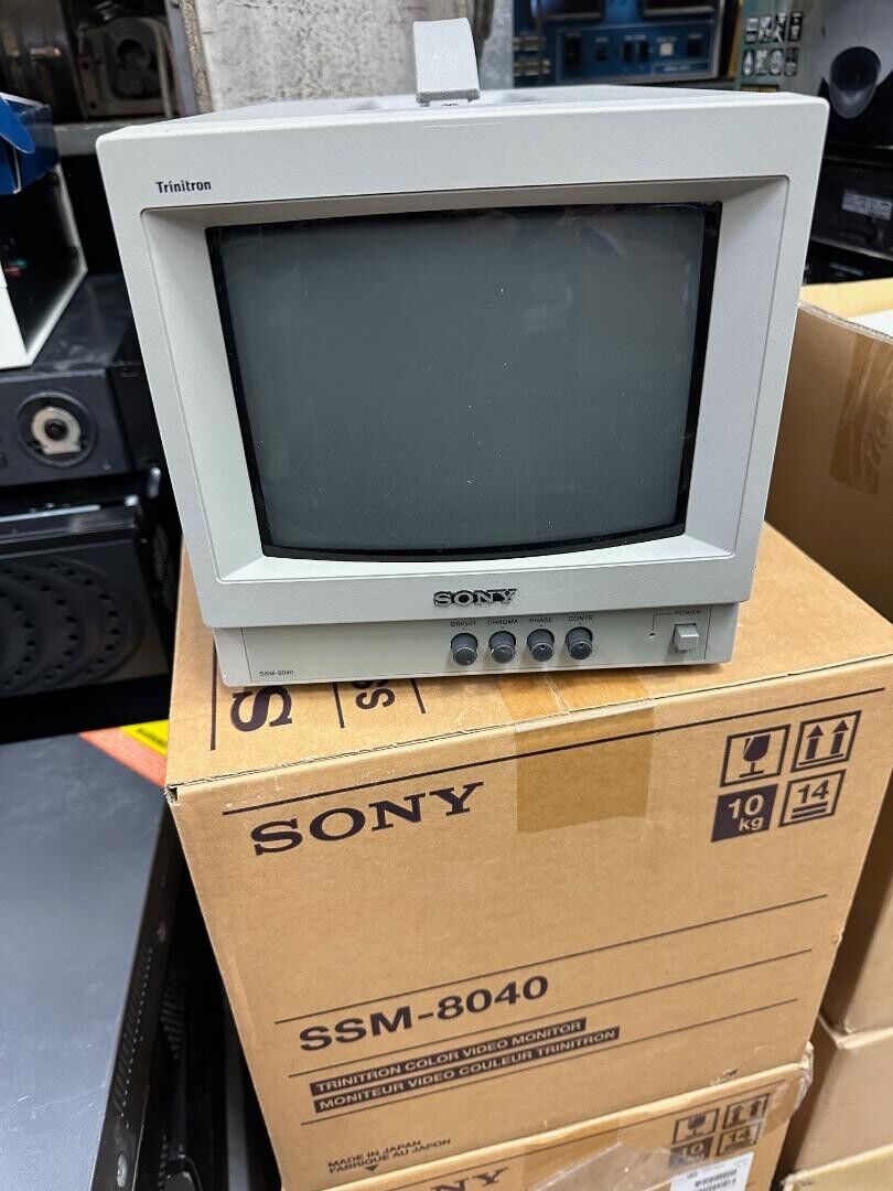 Sony Trinitron SSM-8040 composite color monitor Retro Gaming PVM-8040