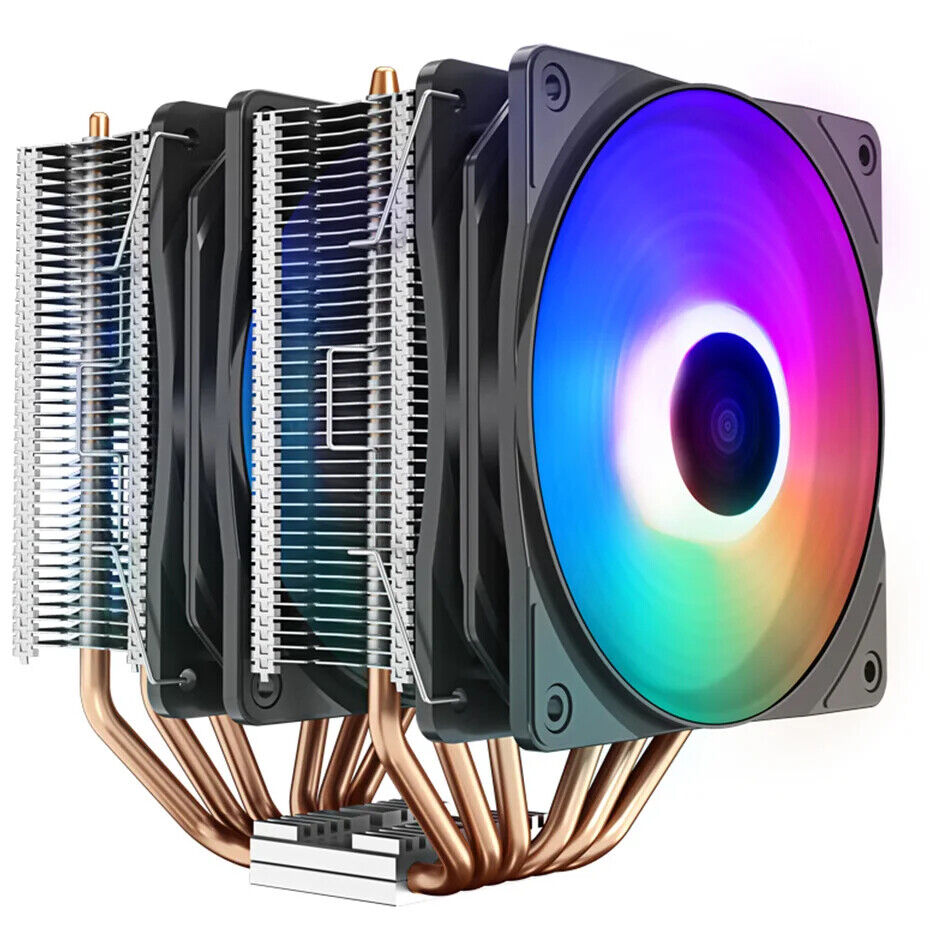 DEEPCOOL NEPTWIN V3-CPU Cooler Dual 120mm LED PWM Fans Twin-tower Polished Coppe