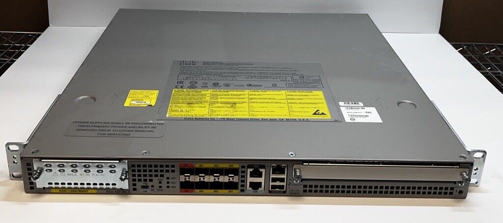 Cisco ASR 1001-X 10Gbps SFP+ Rack-mountable Ethernet Router