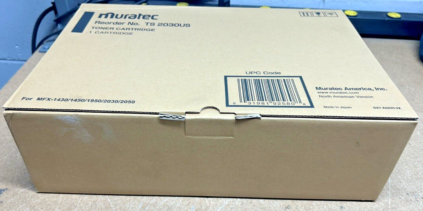 Genuine Muratec TS2030US / TS-2030 Toner Cartridge For MFX-1430 1450 2030 2050