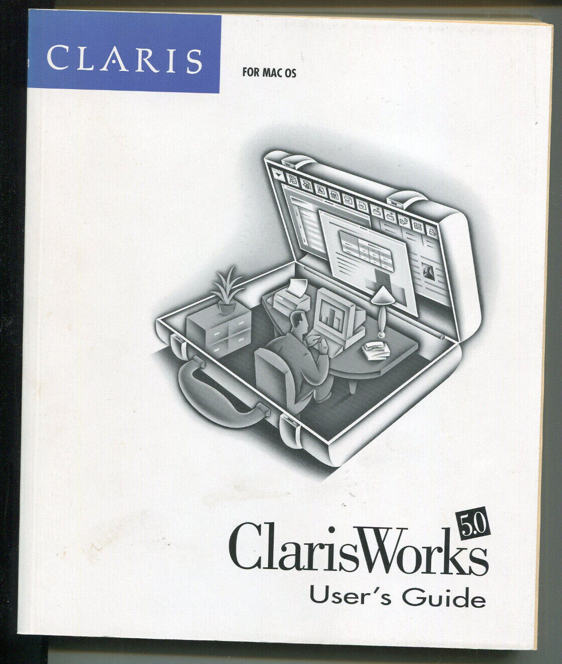 Vintage ClarisWorks 5.0 User's Guide for MAC OS 1997 plus new featuers guide