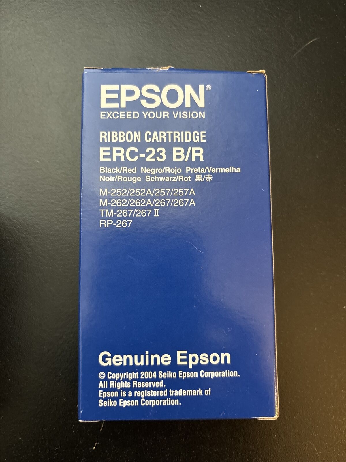 (5) Epson ERC-23 B/R Ribbon Cartridges NIB