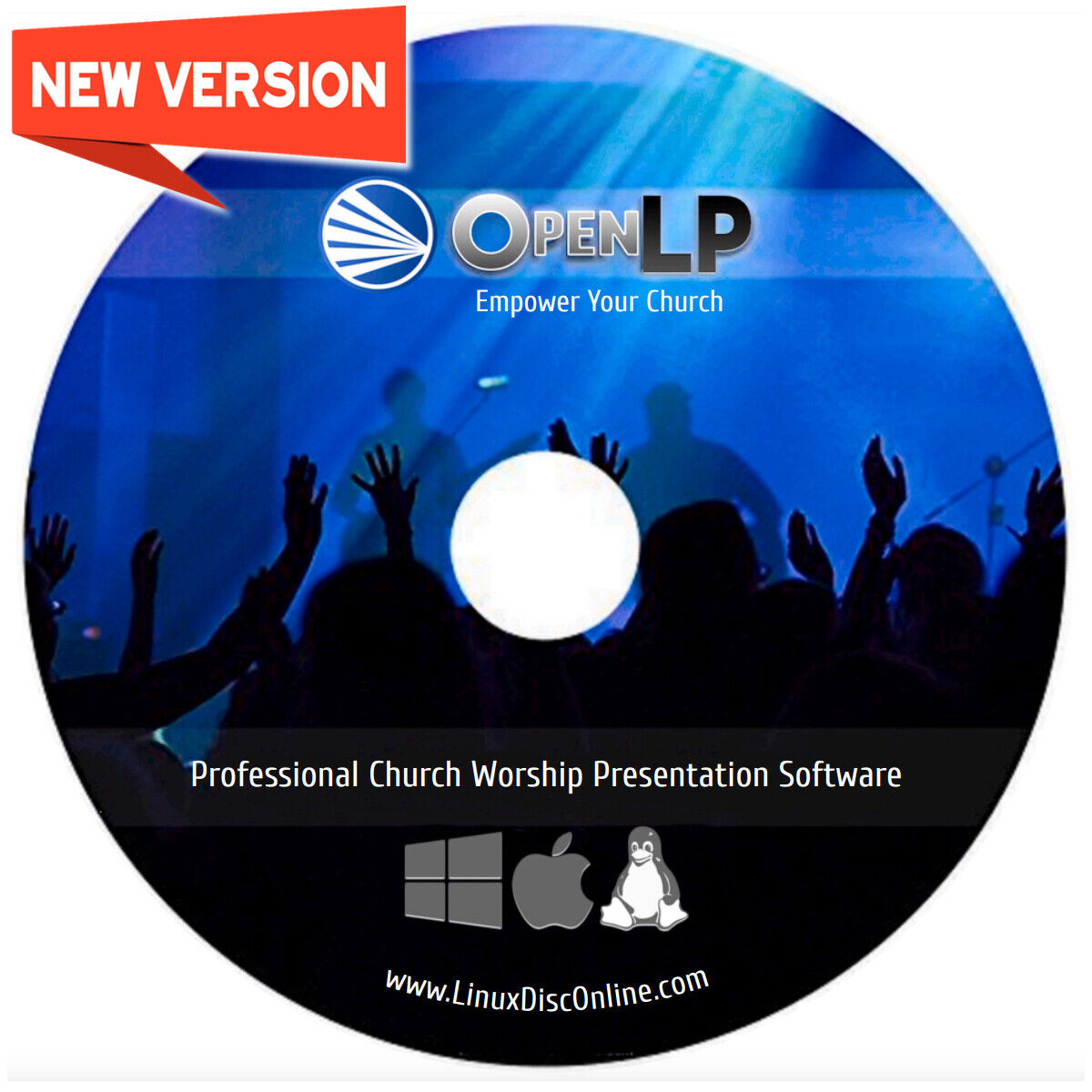 NEW & Fast Ship OpenLP Church Worship Presentation Bible Software Windows Disc