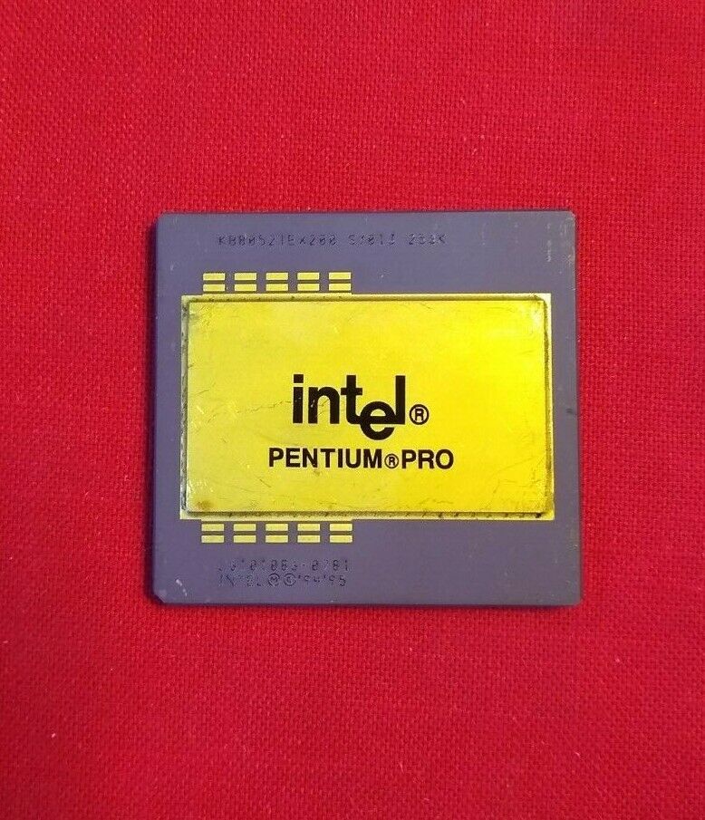 Intel Pentium Pro 200 MHz 256K KB80521EX200 SY013 ✅ Very Very Rare Vintage Works