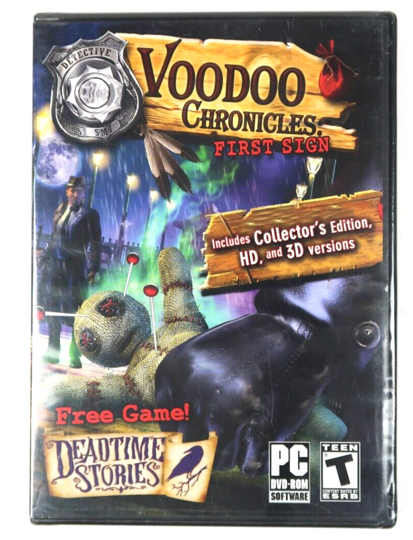 Voodoo Chronicles: First Sign (PC DVD-ROM, 2011) New Sealed