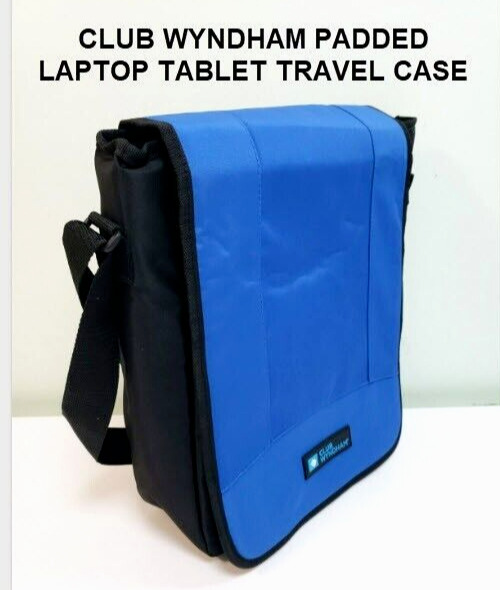 CLUB WYNDHAM® Laptop-Tablet-Messenger Padded Travel Case 12” x 15” x 4\